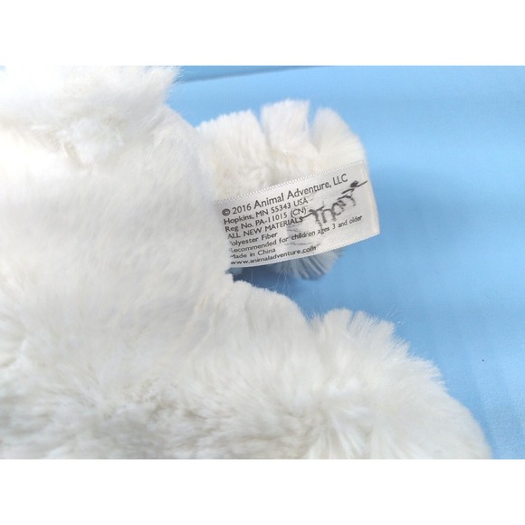 Animal Adventure Victorian White Easter Rabbit Plush 8" Bunny Stuffed Animal Toy - Picture 6 of 6